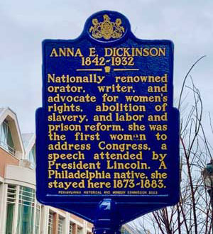 Dickinson Historic Marker